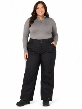 Columbia Bugaboo Women’s 2X Black Omni-Tech Insulated Snow Ski Pants